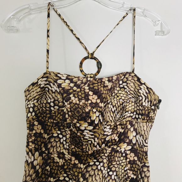 Just Cavalli Snake Skin Printed spaghetti dress - Picture 5 of 8